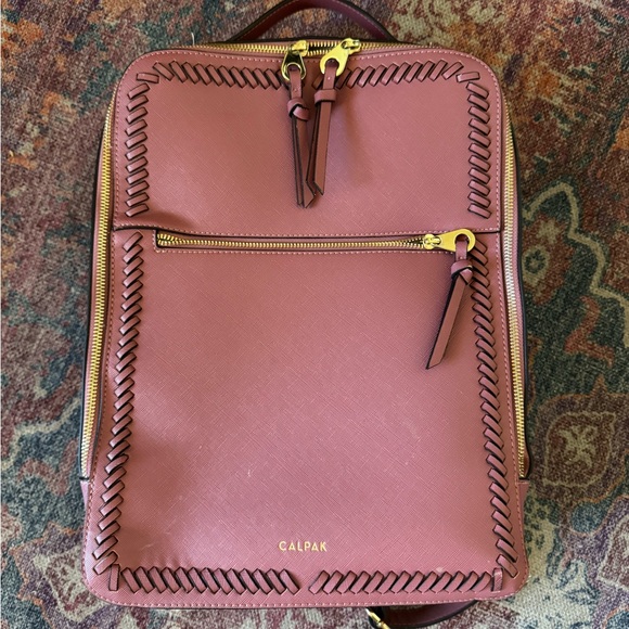 Calpak Rose Backpack with Gold Details - Picture 1 of 5